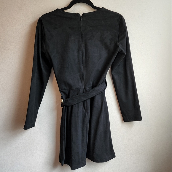 Zara Faux Suede Dress Size Small - Picture 2 of 2